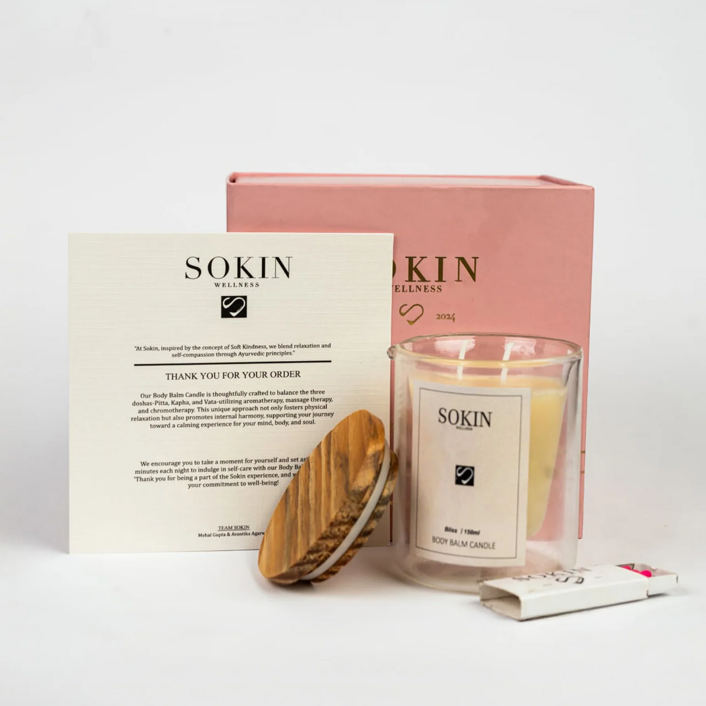 SOKIN Vanilla Bliss Body Balm Candle