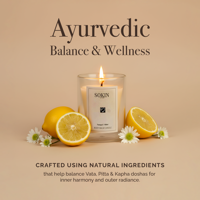 SOKIN Tranquil Citrus Body Balm Candle