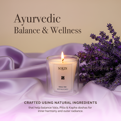 SOKIN Radiance Lavender Body Balm Candle