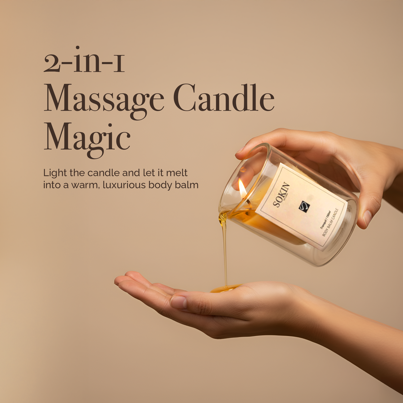 SOKIN Tranquil Citrus Body Balm Candle