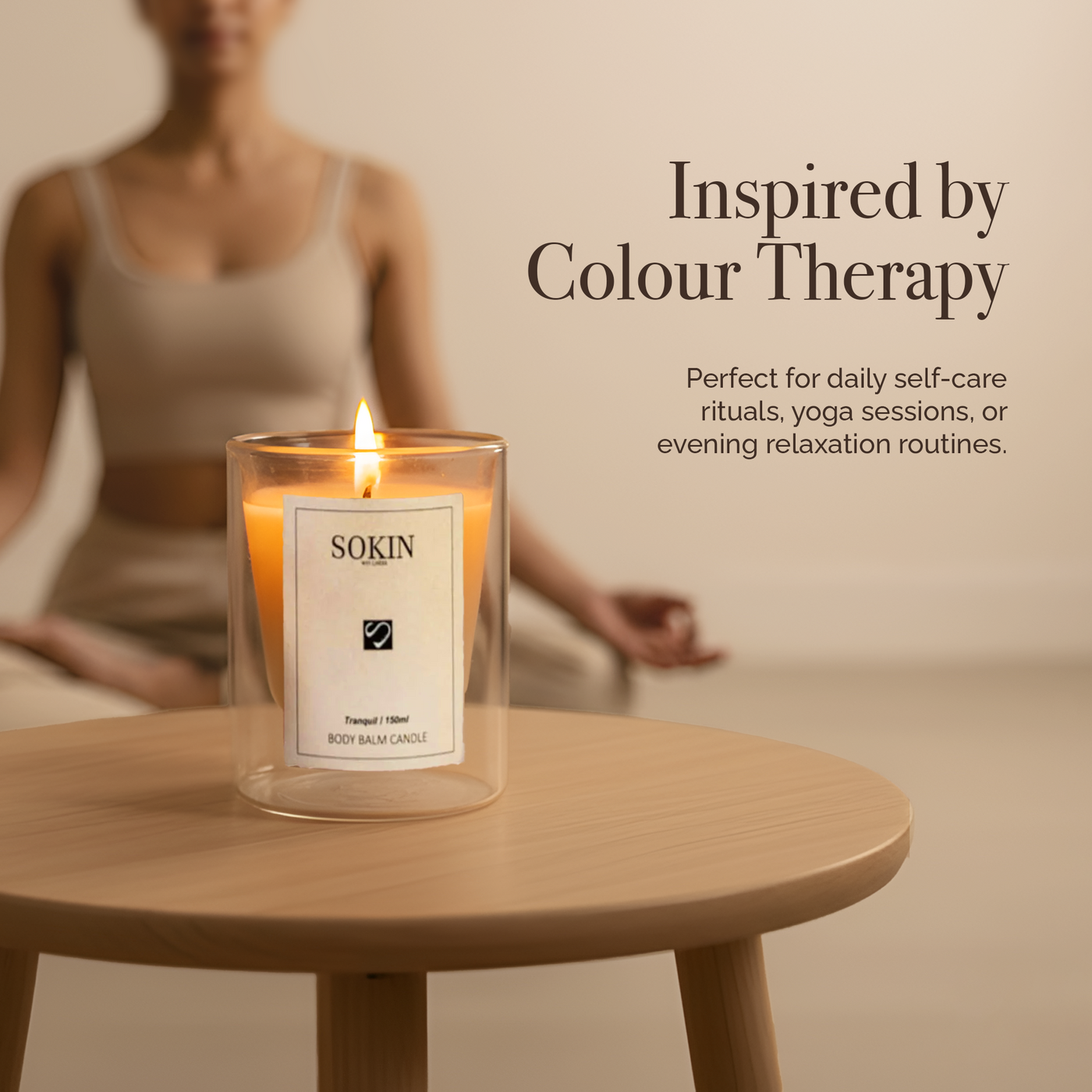 SOKIN Tranquil Citrus Body Balm Candle