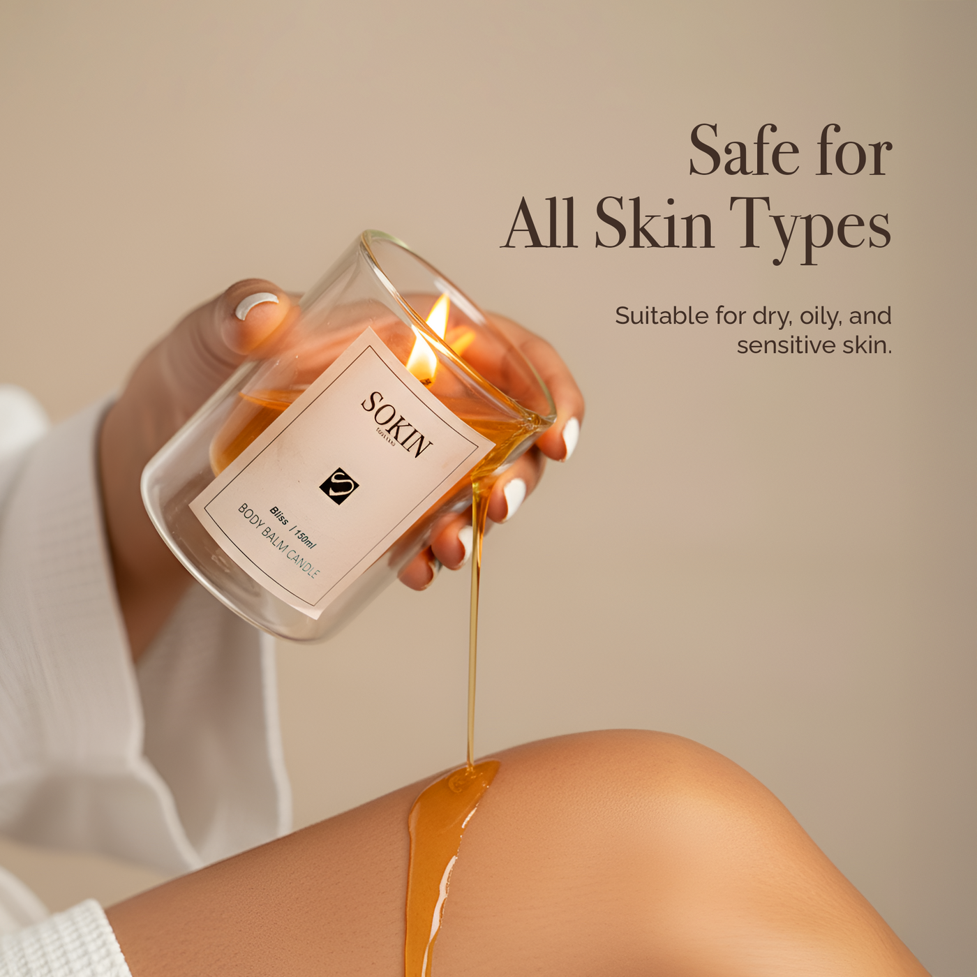 SOKIN Vanilla Bliss Body Balm Candle