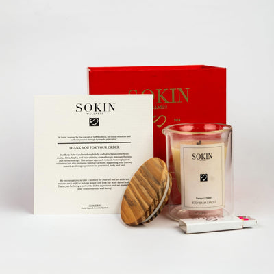 SOKIN Tranquil Citrus Body Balm Candle